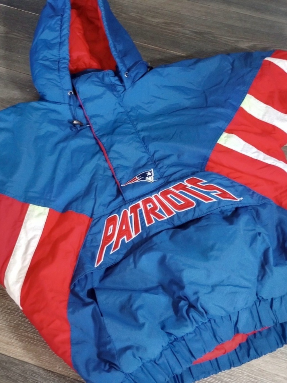 Vintage 90s Starter New England Patriots NFL Pro Line Pullover Jacket